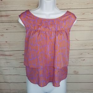 NWT Gianni Bini GB Dillard's Women's L Tiered Tank